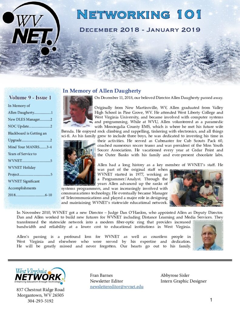 thumbnail of WVNET Newsletter December-January 2019