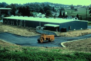 WVNET building from the back in the early 1970s