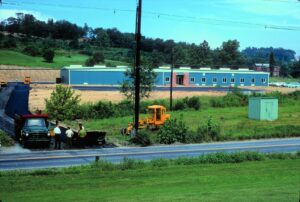 WVNET building from the front in the early 1970s