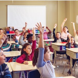 Photo of a K-12 classroom