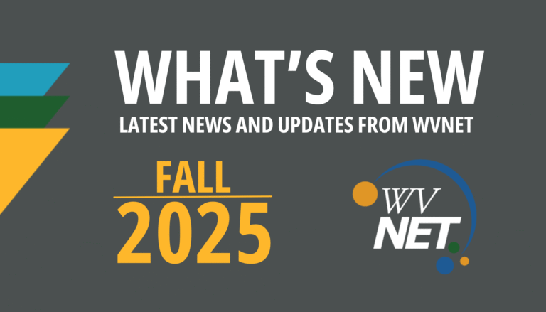 WVNET Fall 2025 Newsletter nameplate