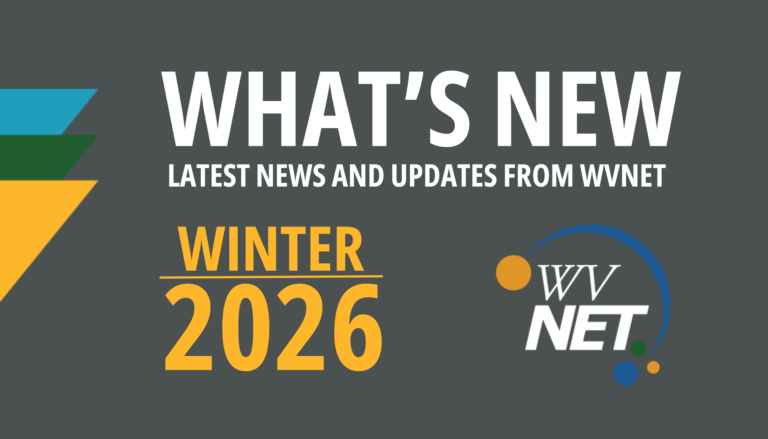 WVNET Winter 2026 Newsletter nameplate